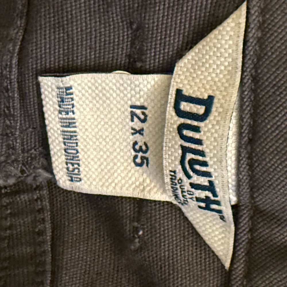 Duluth Trading Co Gray Fire hose Flex Skinny Cargo Pants - Picture 6 of 9